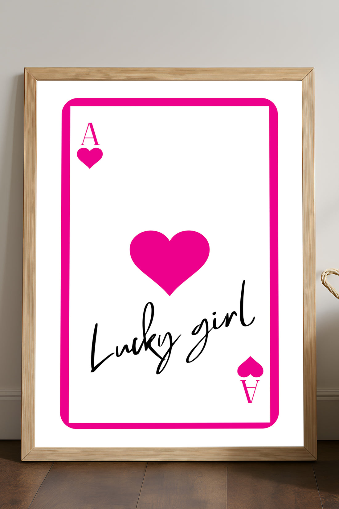 Lucky Girl Oyun Kartı - tablo