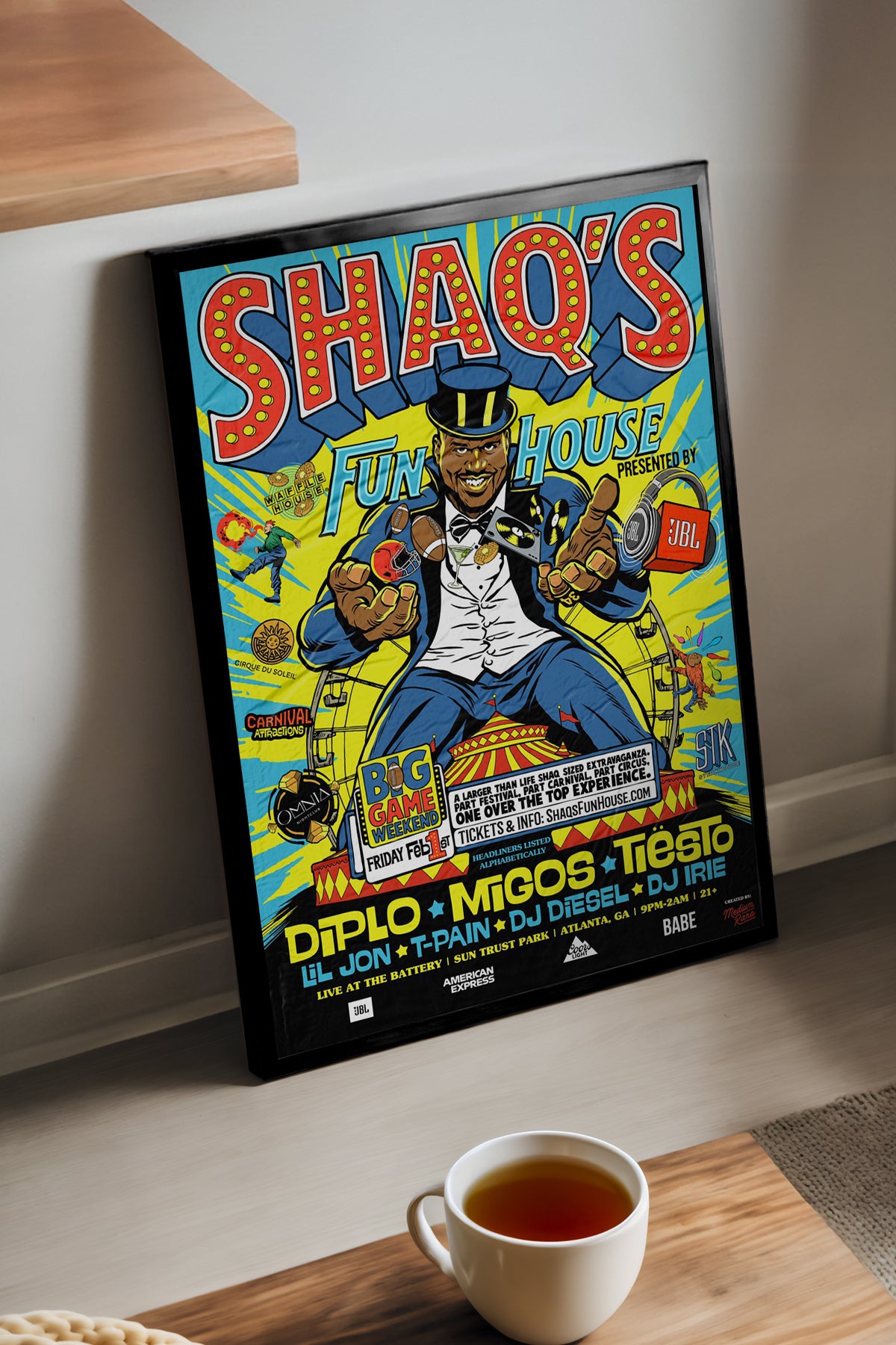 Shaq's Fun House - tablo