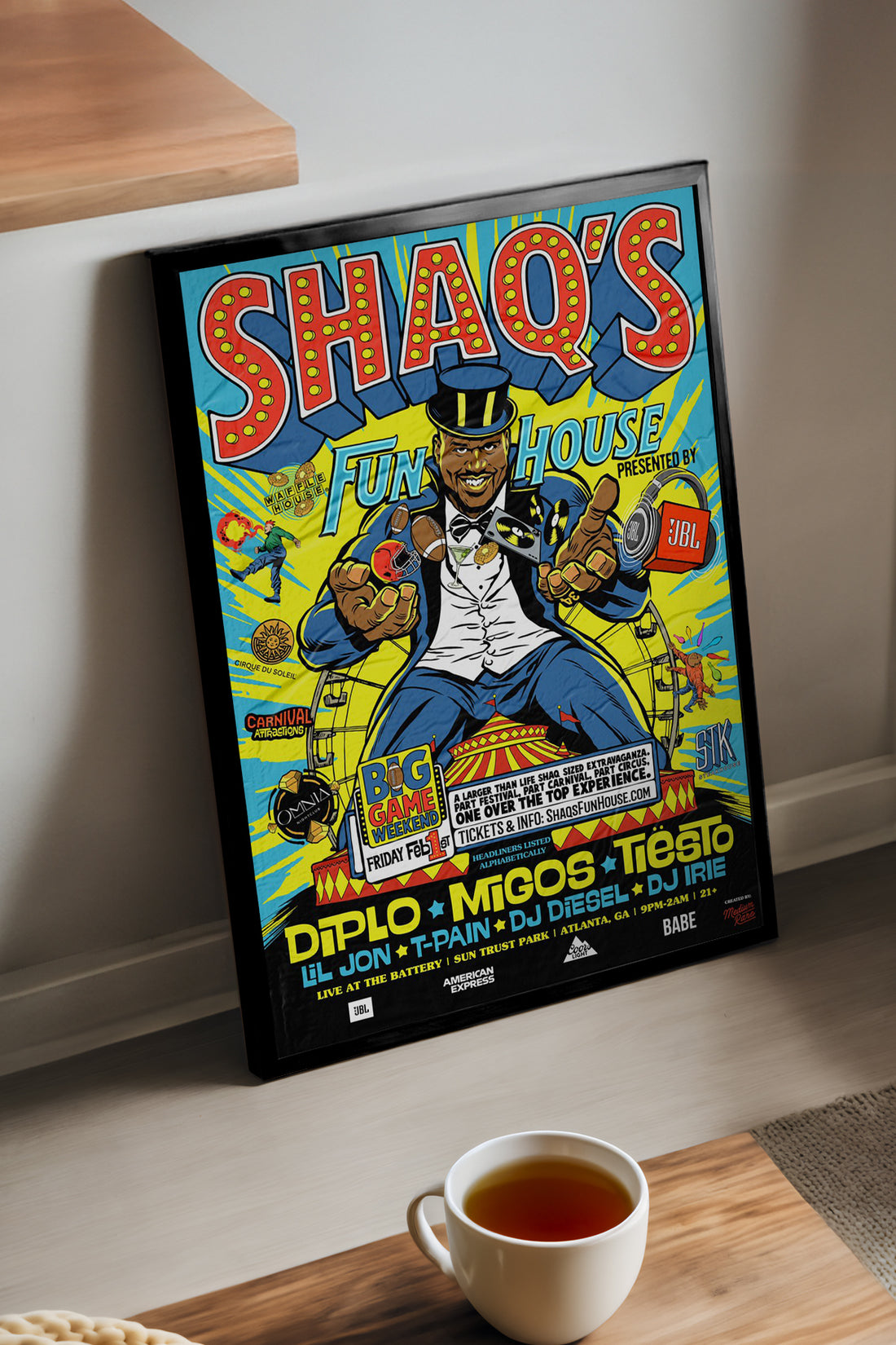 Shaq's Fun House - tablo