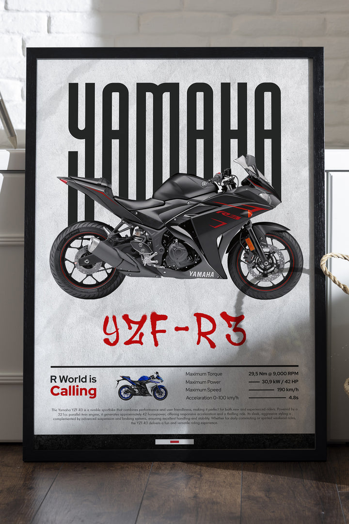 Yamaha YZF-R3 Gri
