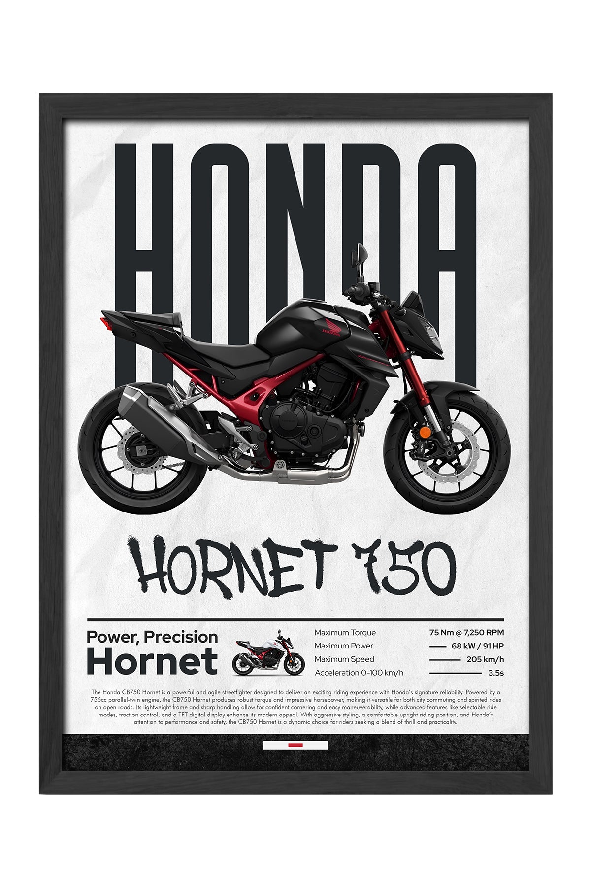 Honda Hornet 750 - tablo