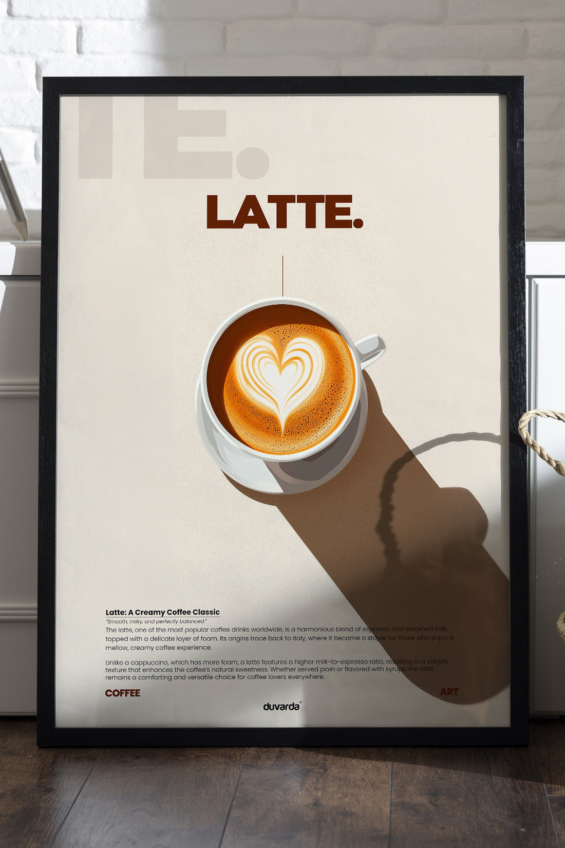 Latte Kahve - tablo