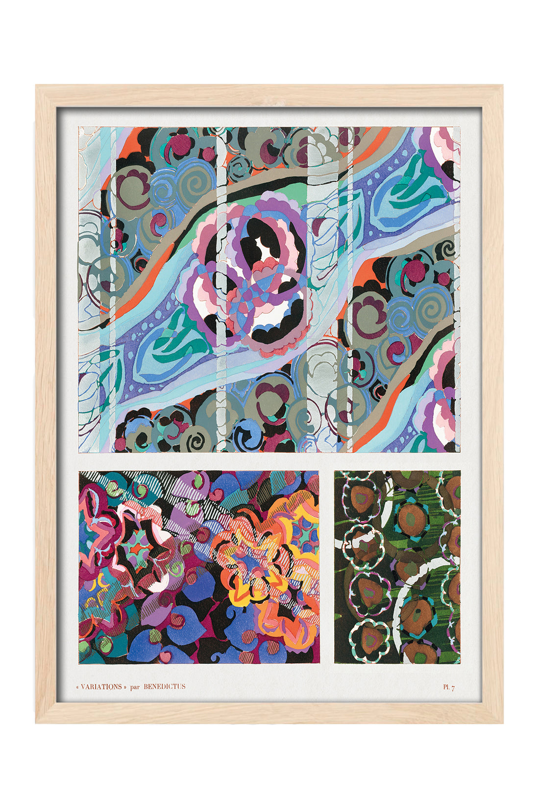 Ebruli - tablo