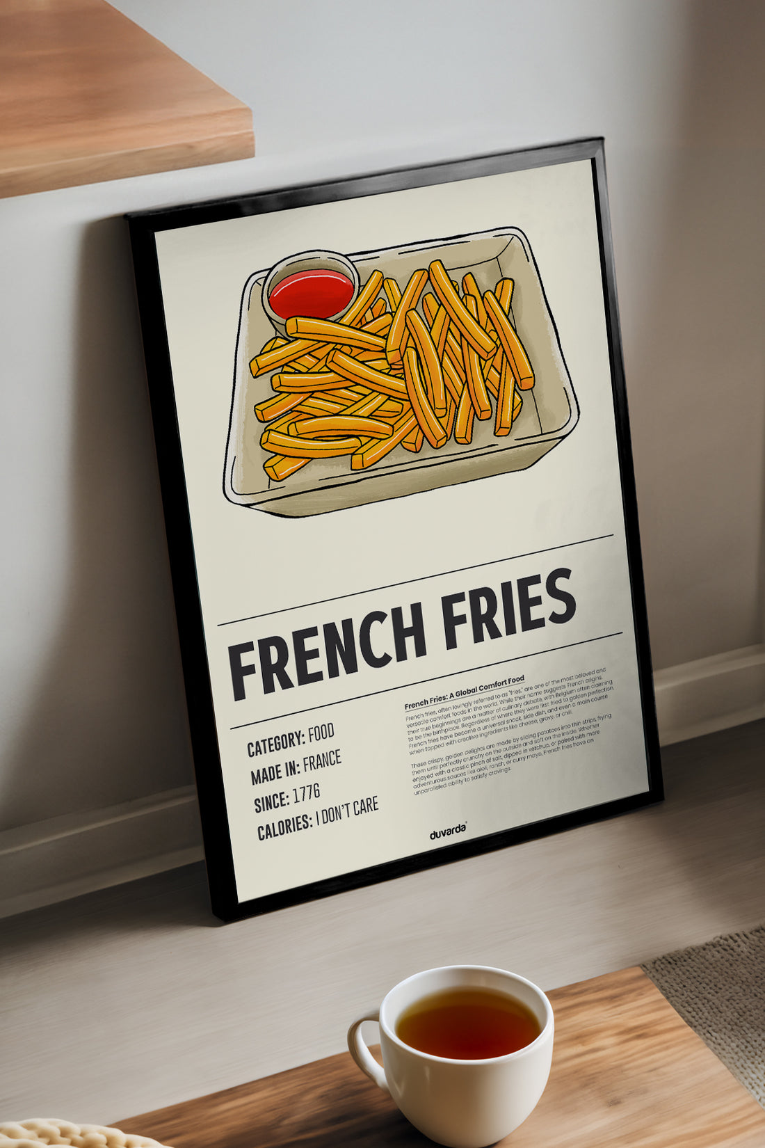 French Fries Siyah