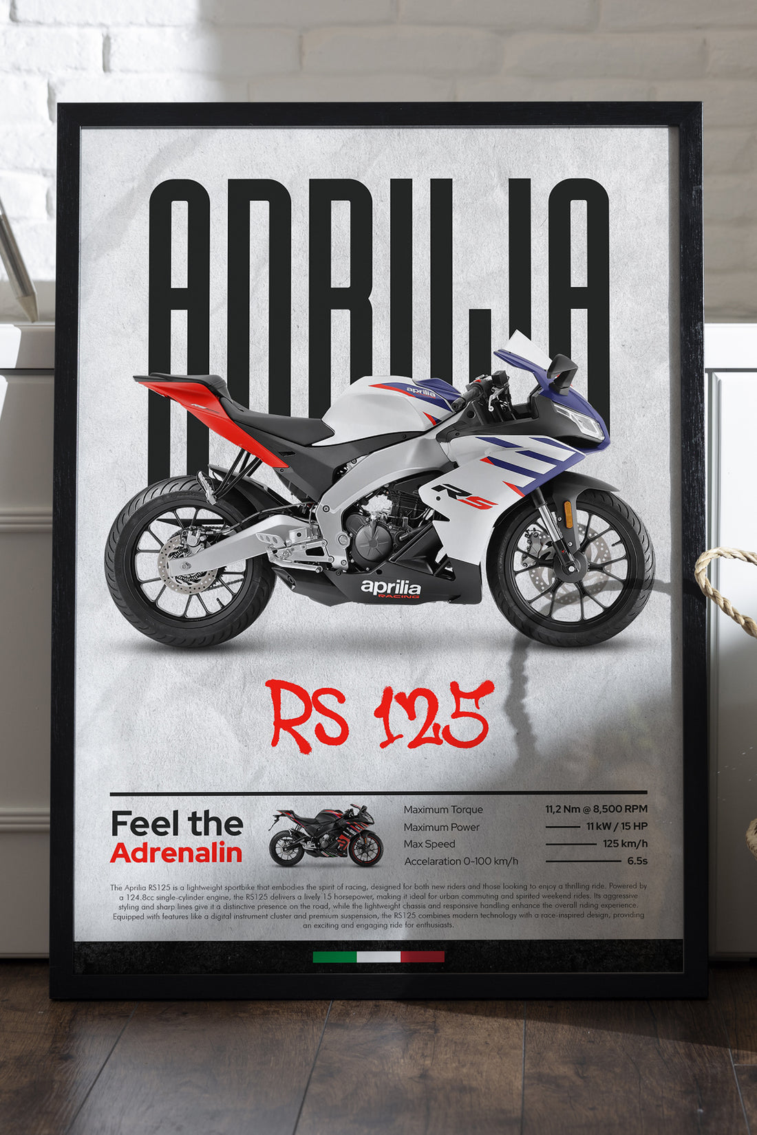 Aprilia RS 125 Beyaz