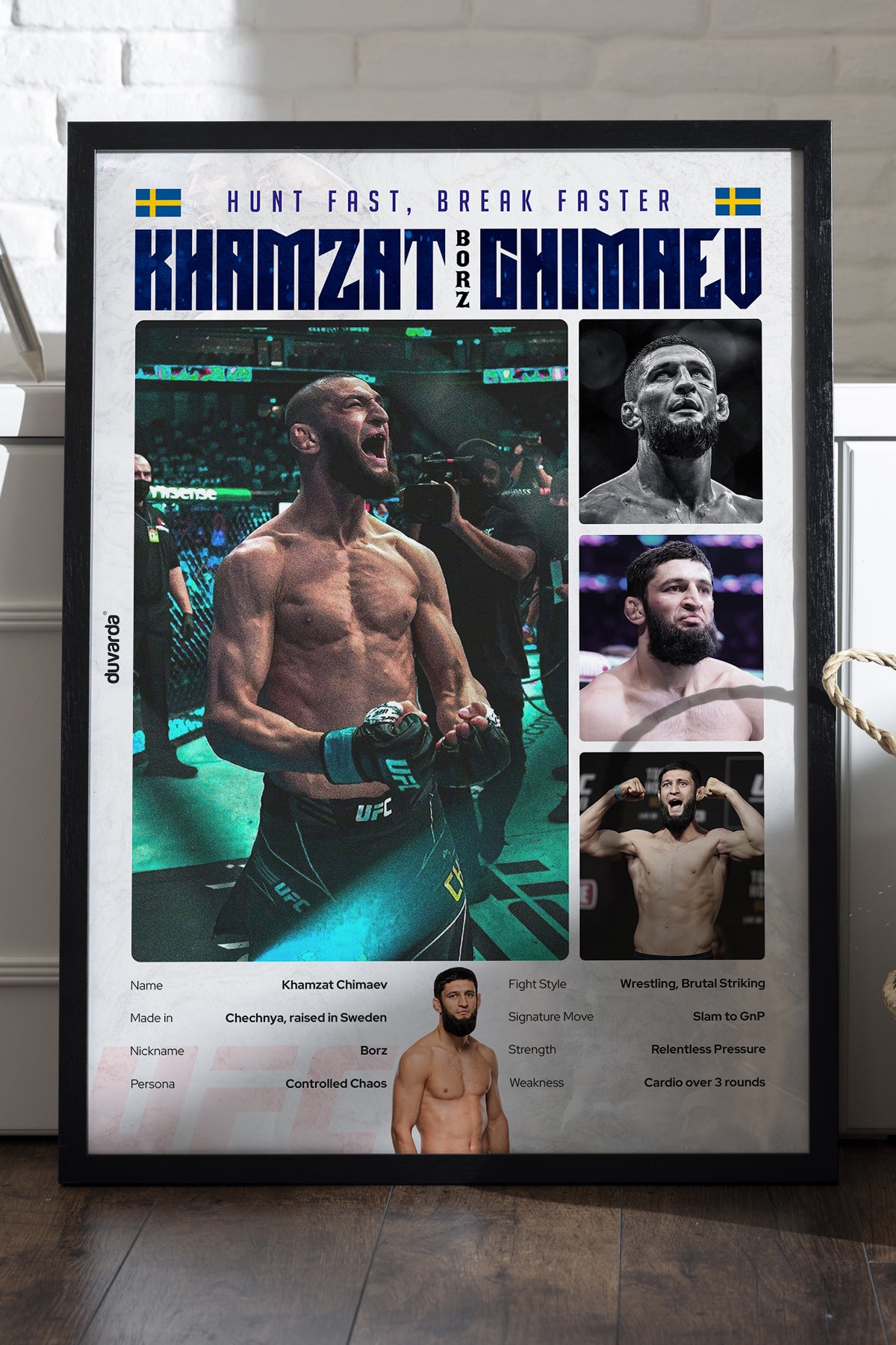 Khamzat Chimaev UFC - tablo