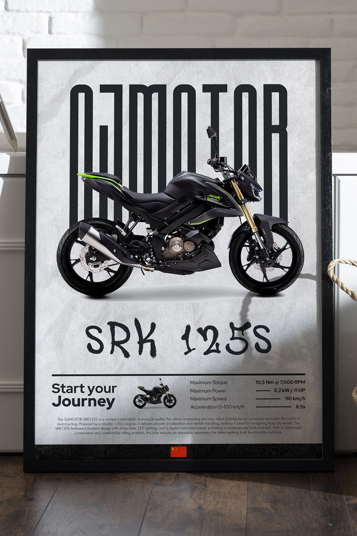 QJ MOTOR SRK 125S Siyah