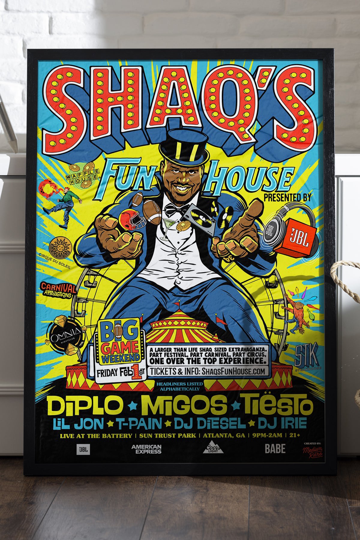 Shaq's Fun House - tablo
