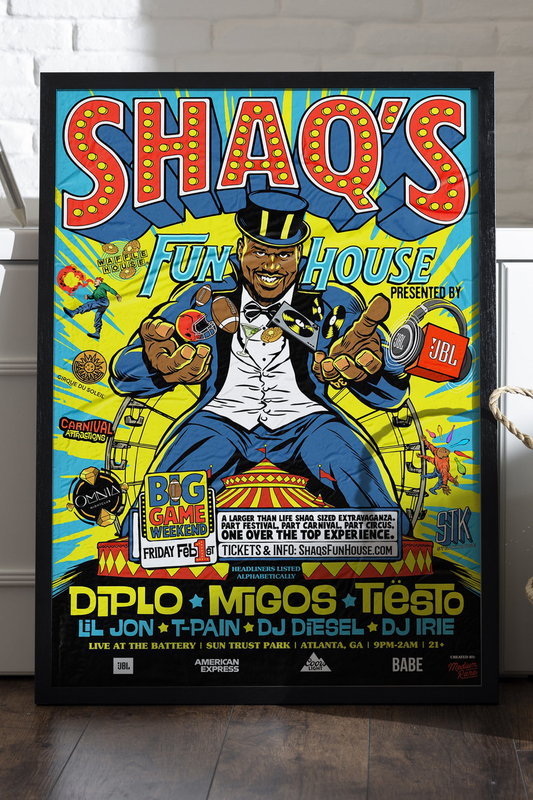 Shaq's Fun House - tablo