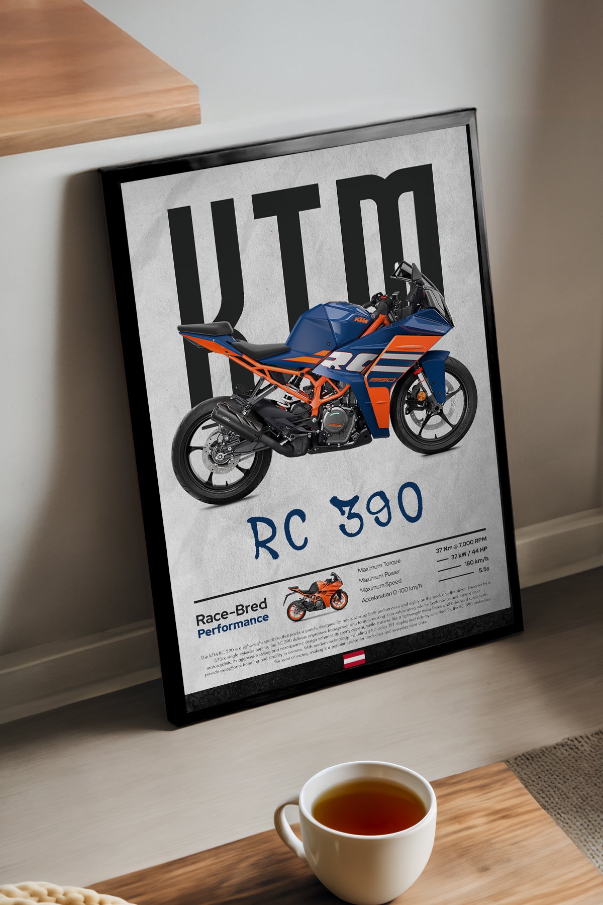 KTM RC 390 - tablo