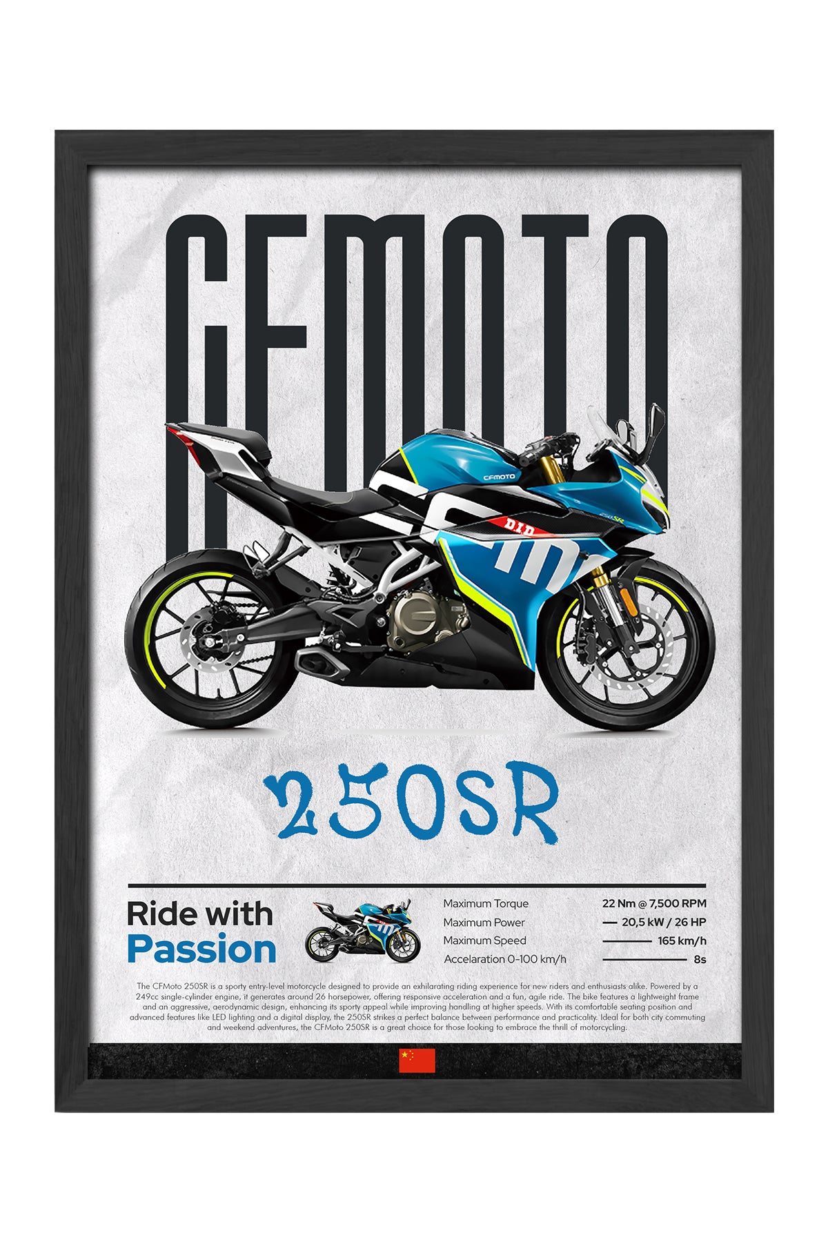 CFMOTO 250 SR Mavi