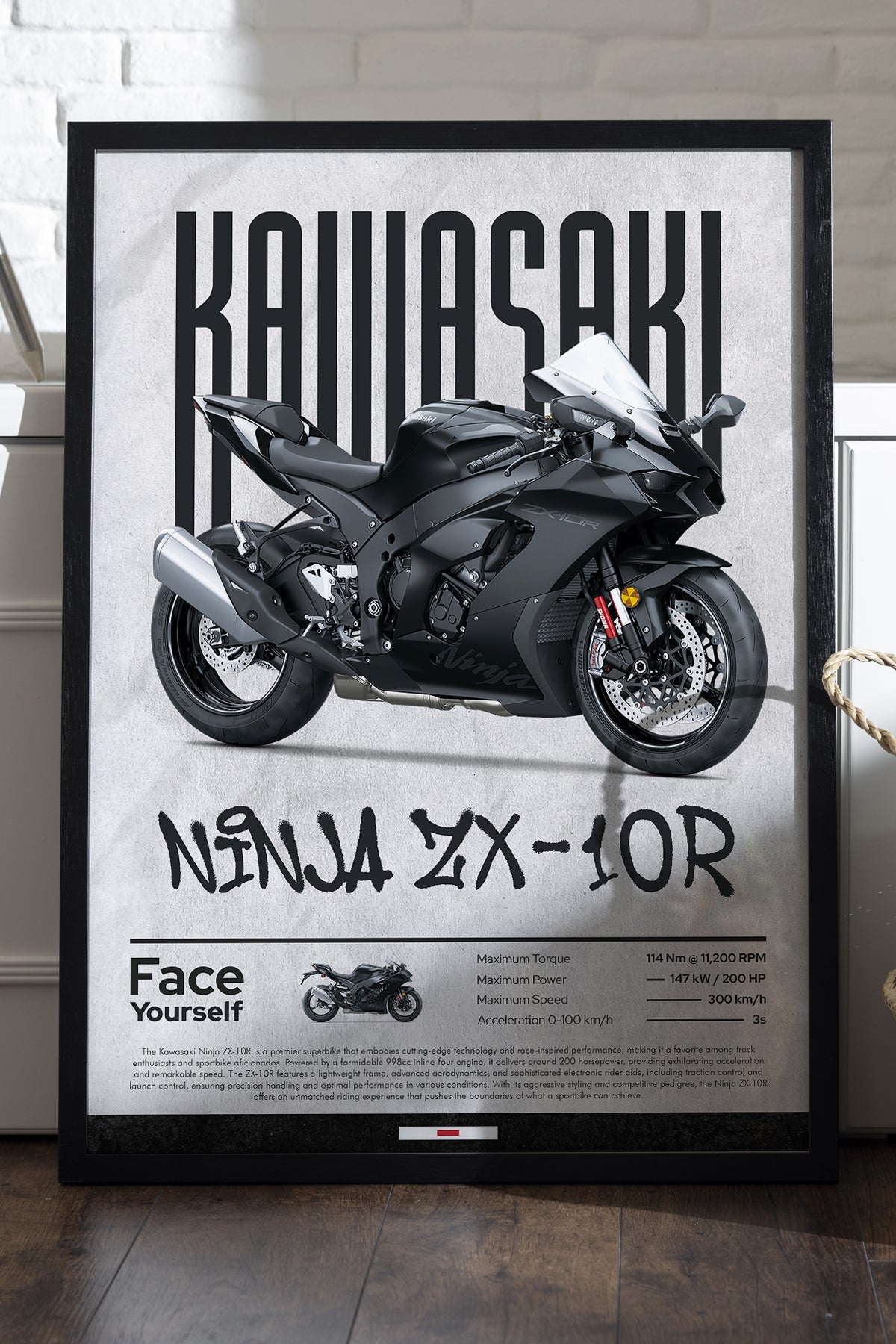 Kawasaki Ninja ZX-10 R - tablo