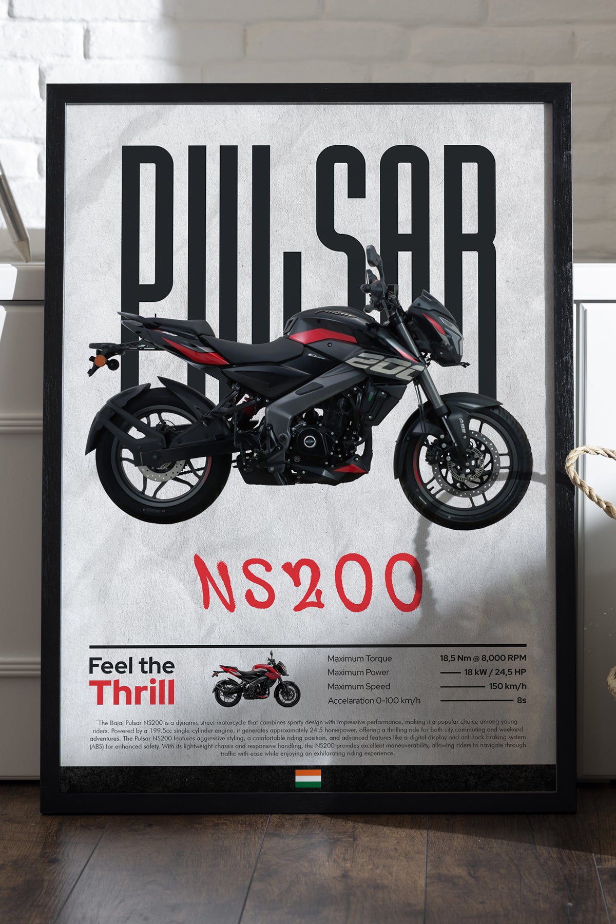 Bajaj Pulsar NS 200 Siyah