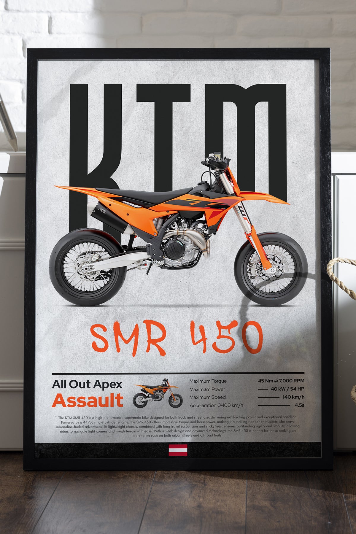 KTM SMR 450 - tablo