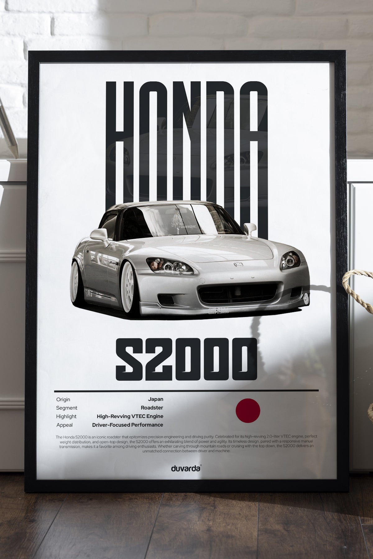 Honda S2000 Araba - tablo