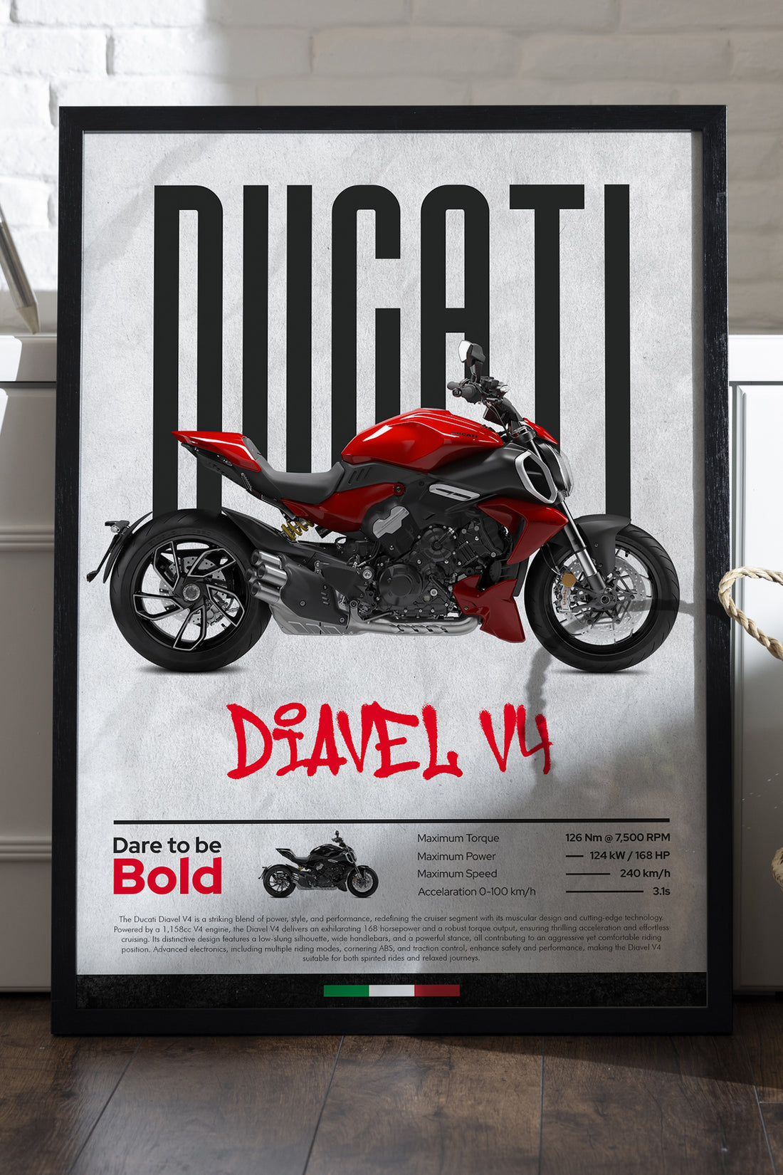 Ducati Diavel V4 Kırmızı
