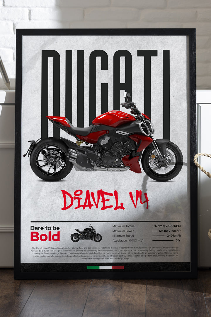 Ducati Diavel V4 Kırmızı