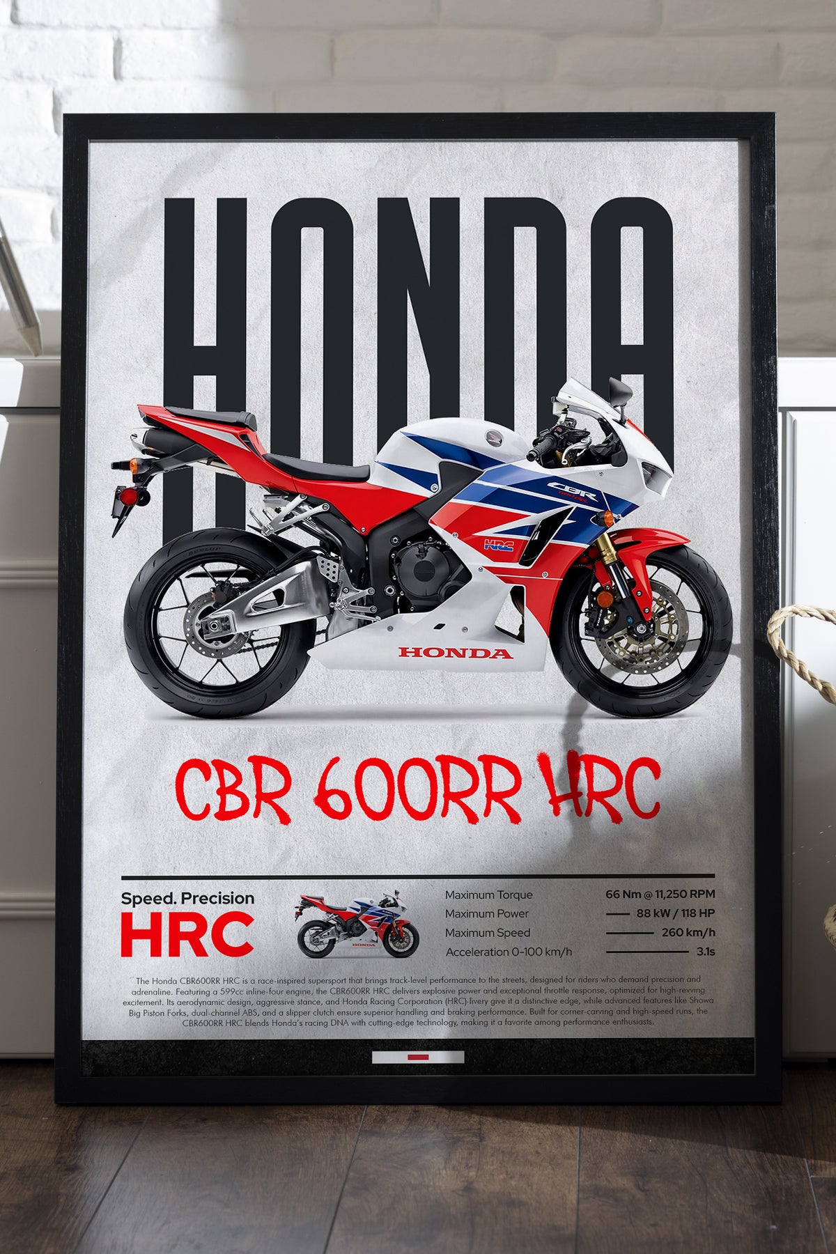 Honda CBR 600RR HRC - tablo