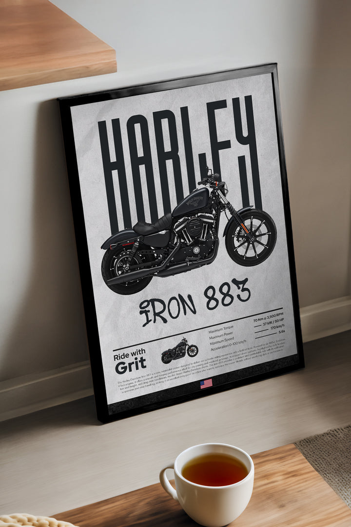 Harley David Iron 883 - tablo