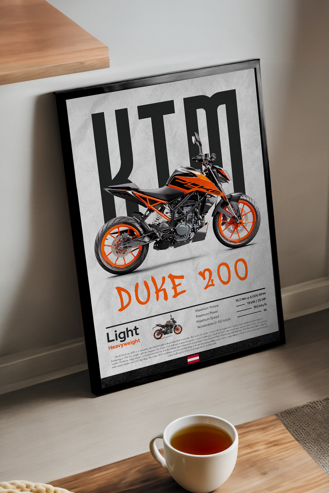 KTM Duke 200 Turuncu