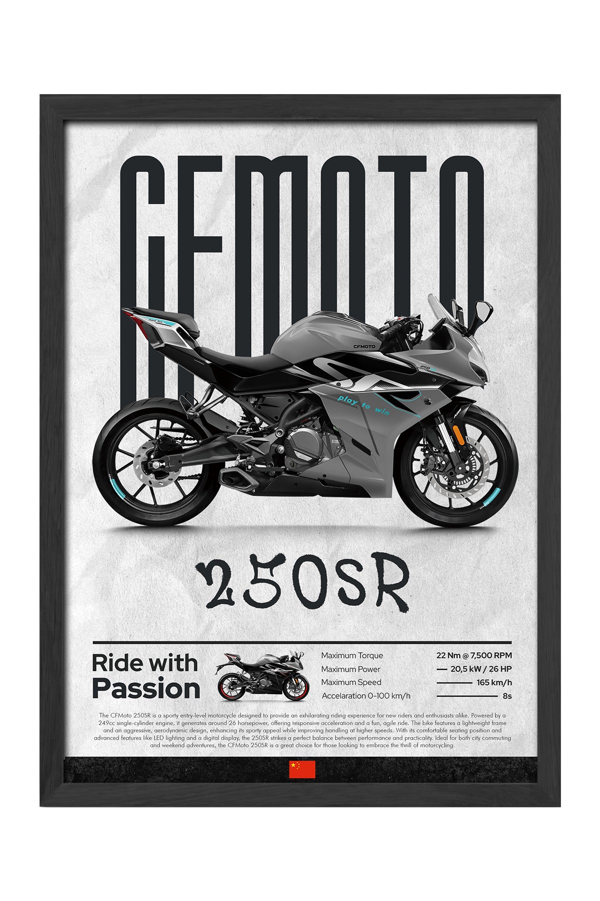 CFMOTO 250 SR Gri