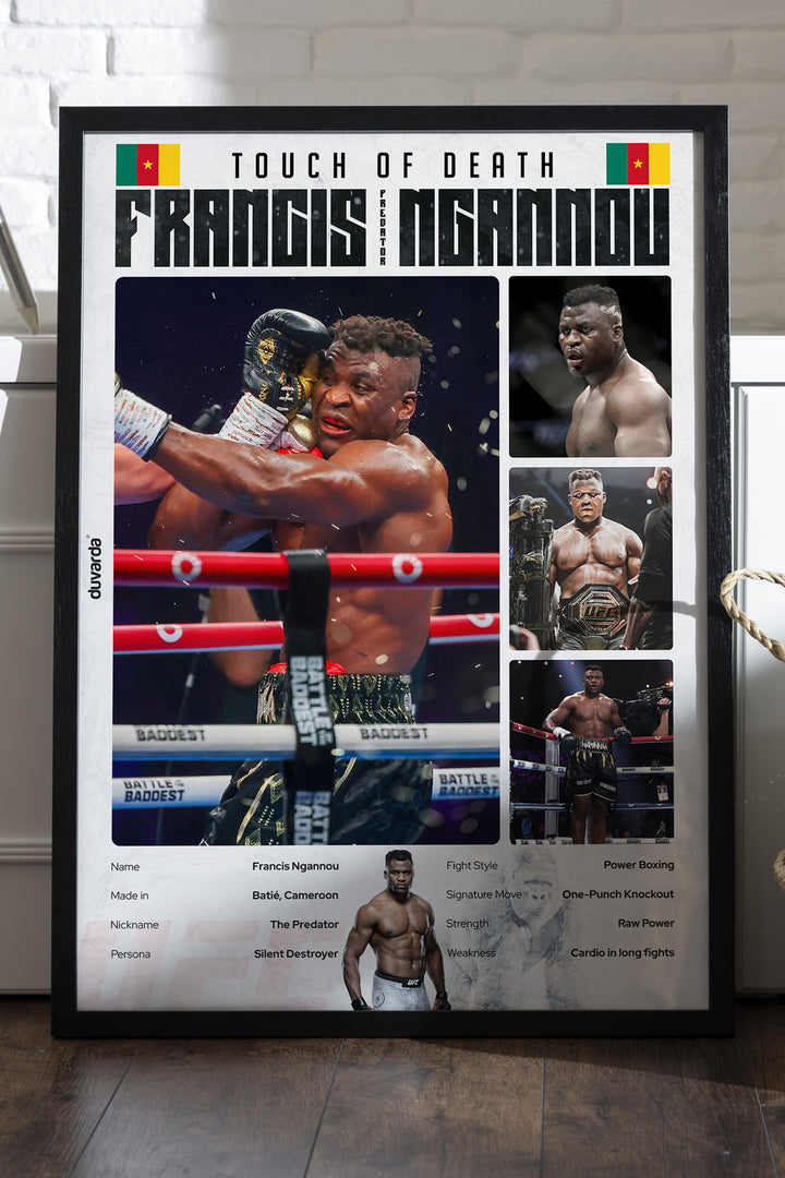 Francis Ngannou UFC - tablo
