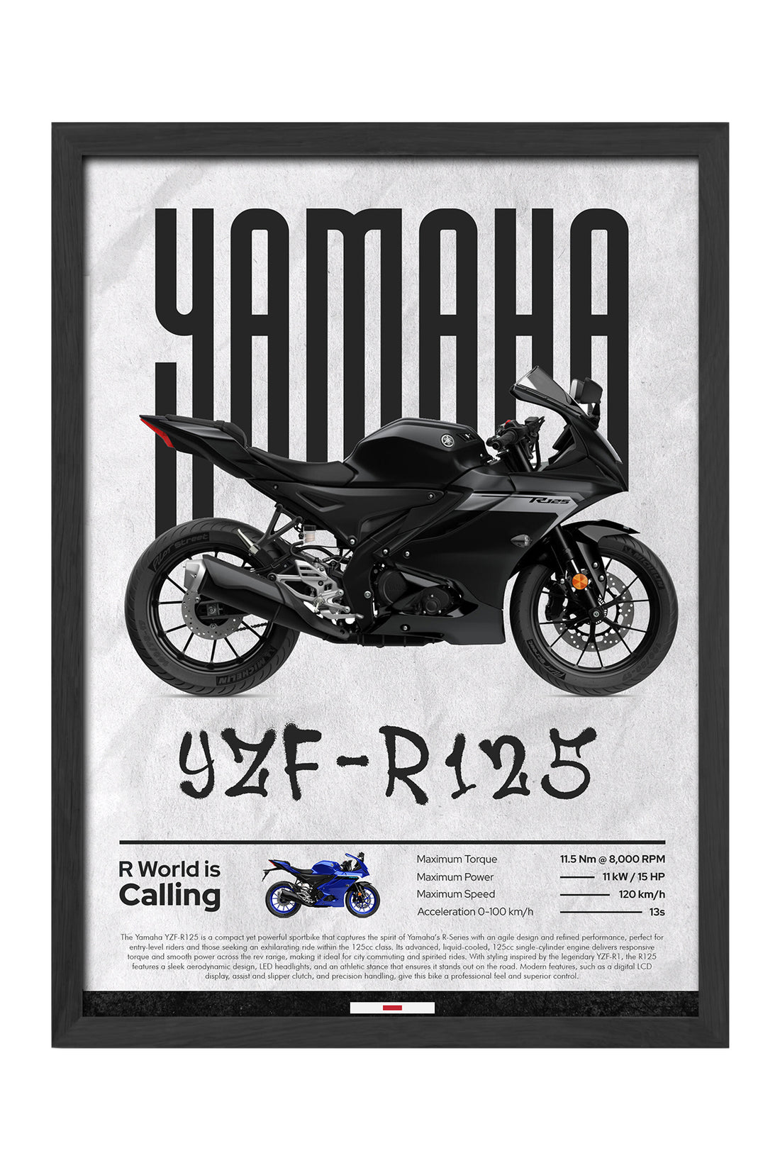 Yamaha YZF-R125 - tablo