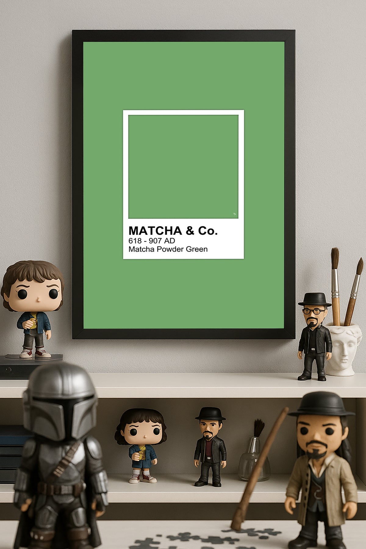 Pantone Matcha Yeşili - tablo