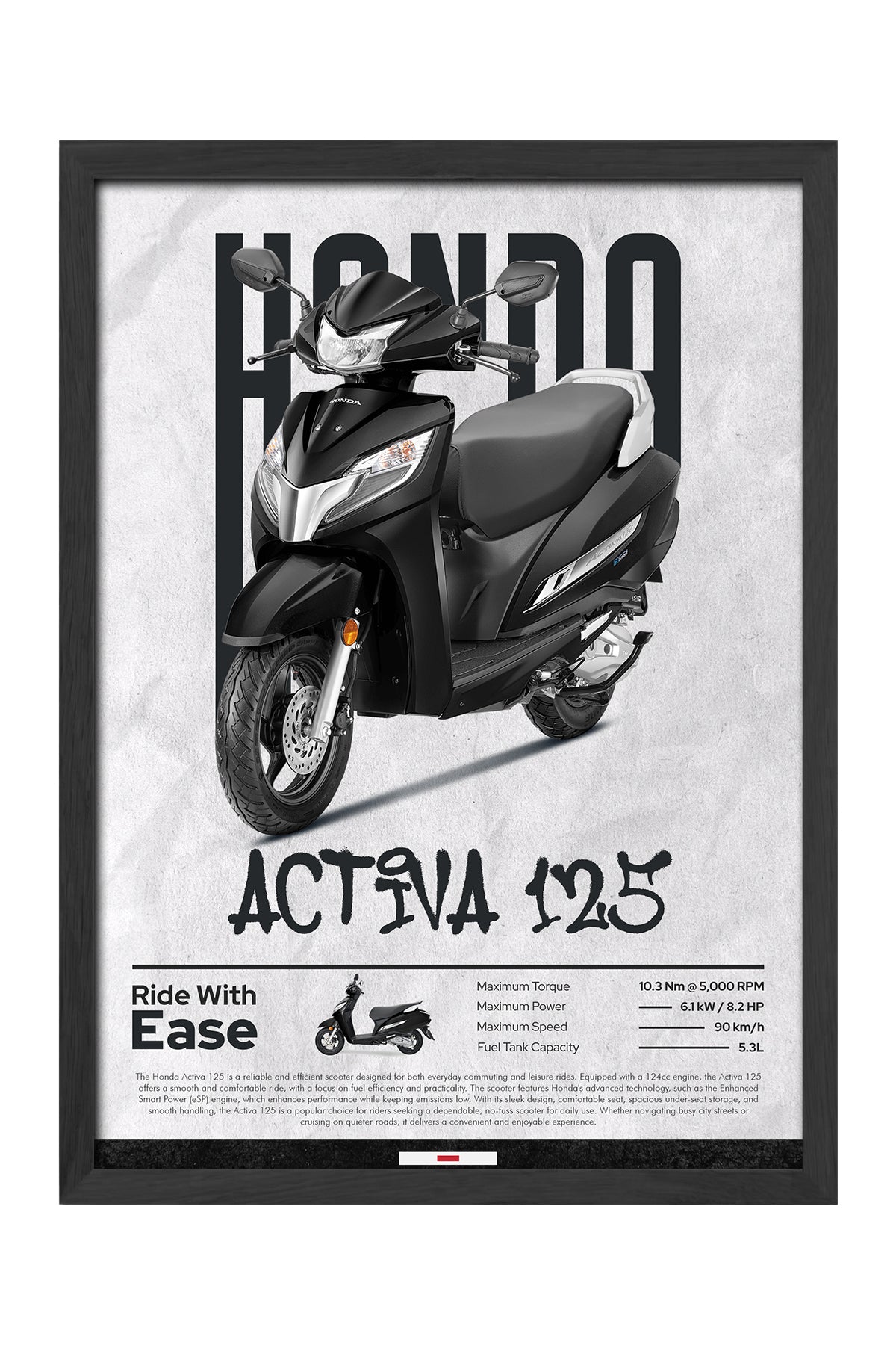 Honda Activa 125 - tablo