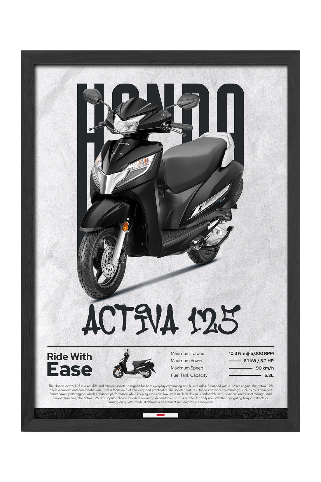 Honda Activa 125 - tablo