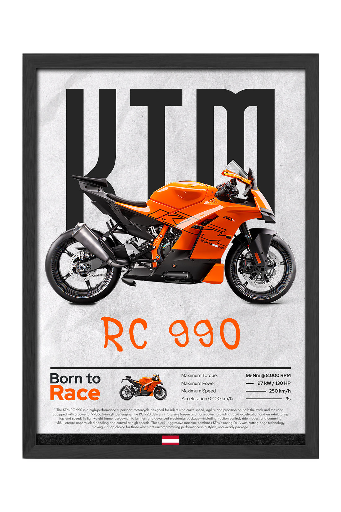 KTM RC 990 - tablo