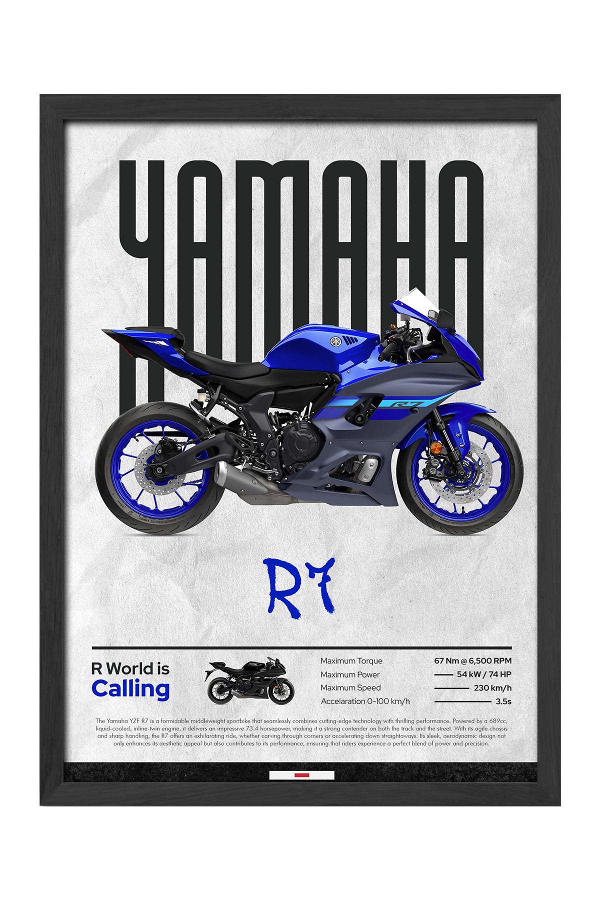 Yamaha R7 Mavi