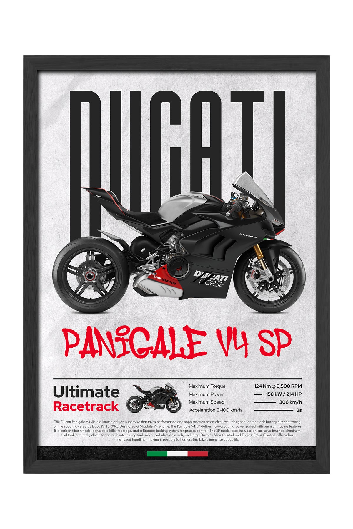 Ducati Panigale V4 SP - tablo