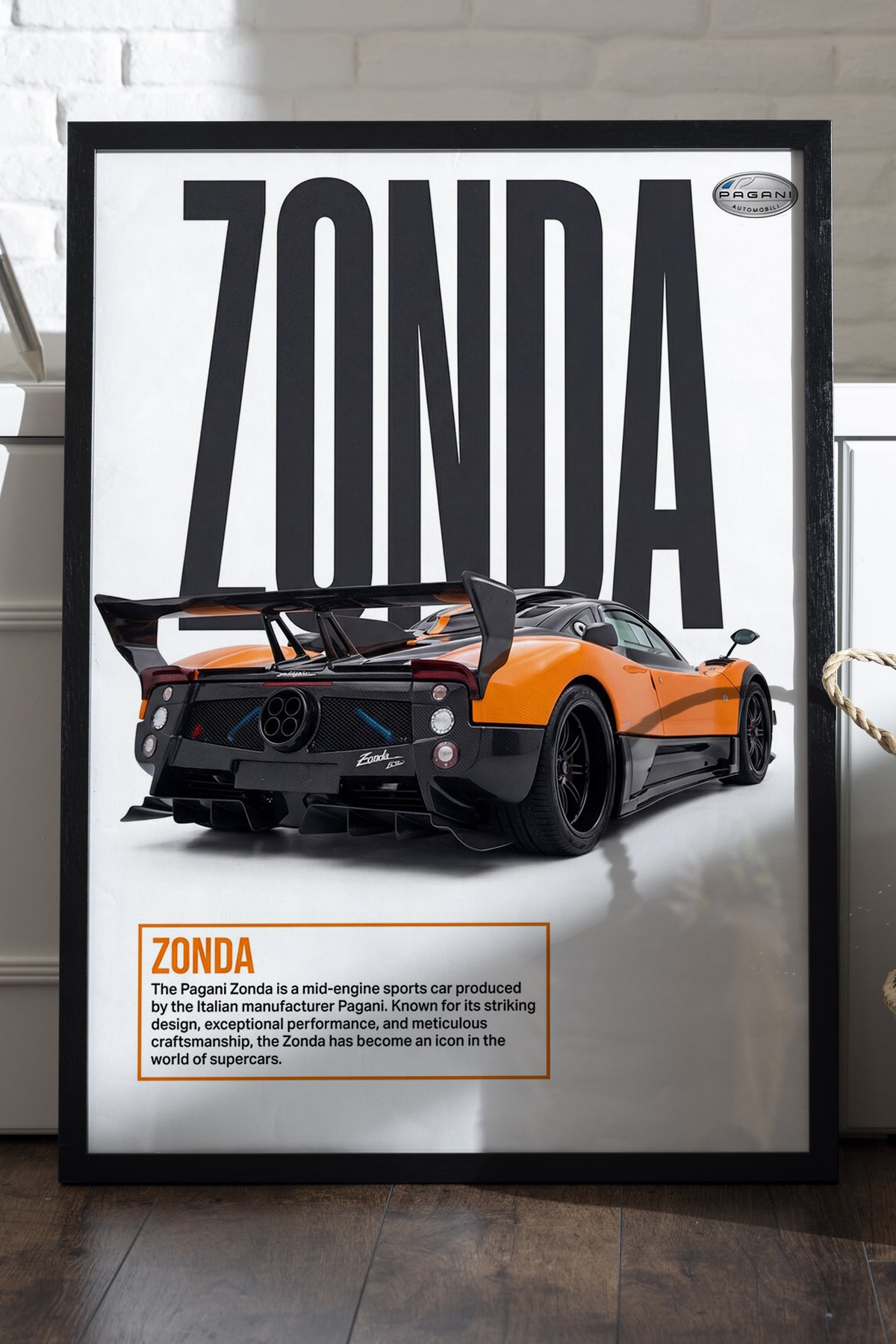 Pagani Zonda - tablo