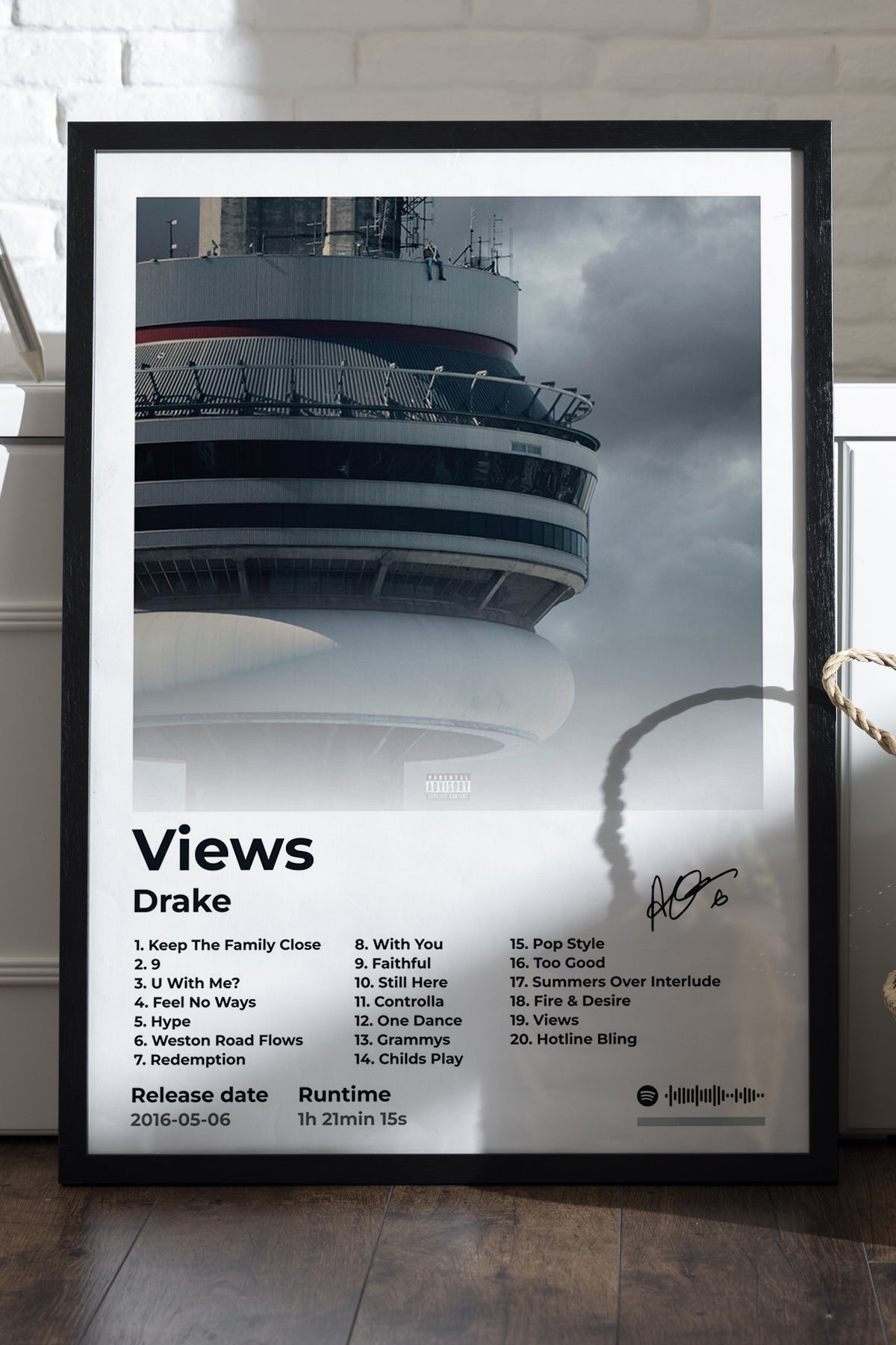 Drake Views - tablo