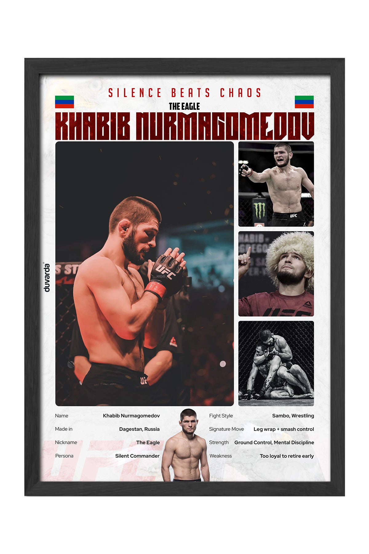 Khabib Nurmagomedov UFC - tablo