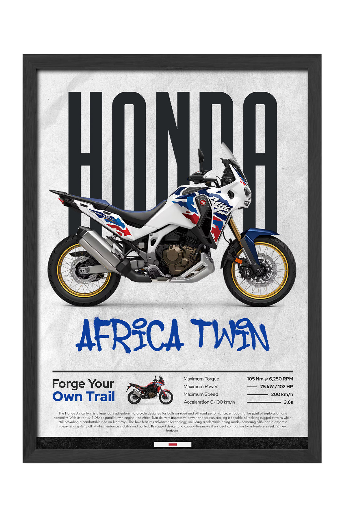 Honda Africa Twin Beyaz