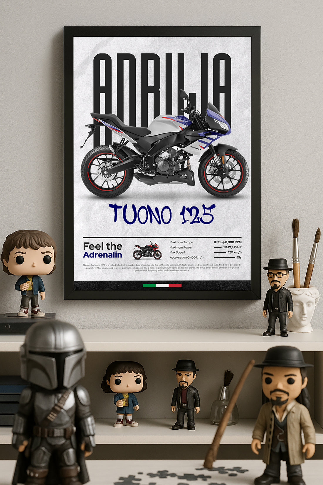 Aprilia Tuono 125 Beyaz