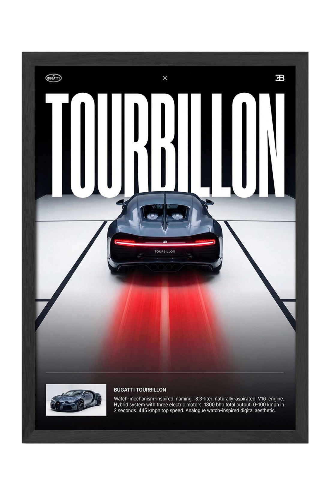 Bugatti Tourbillon - tablo