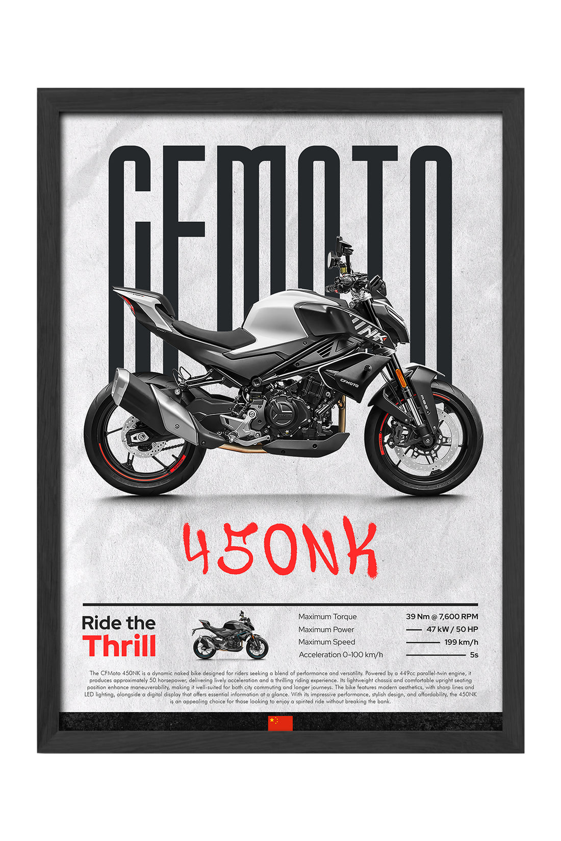 CF MOTO 450 NK - tablo