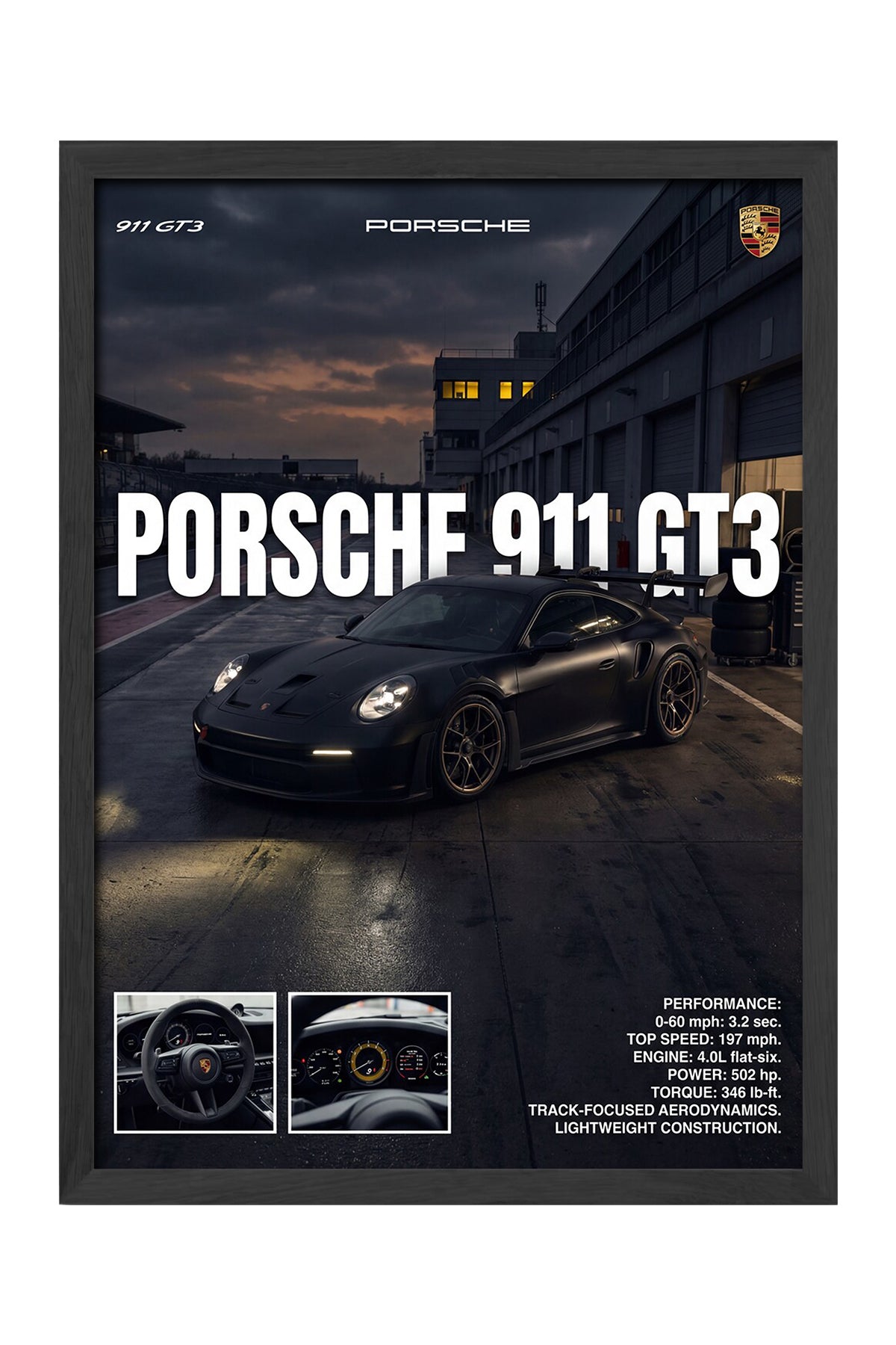Porsche 911 GT3 - tablo