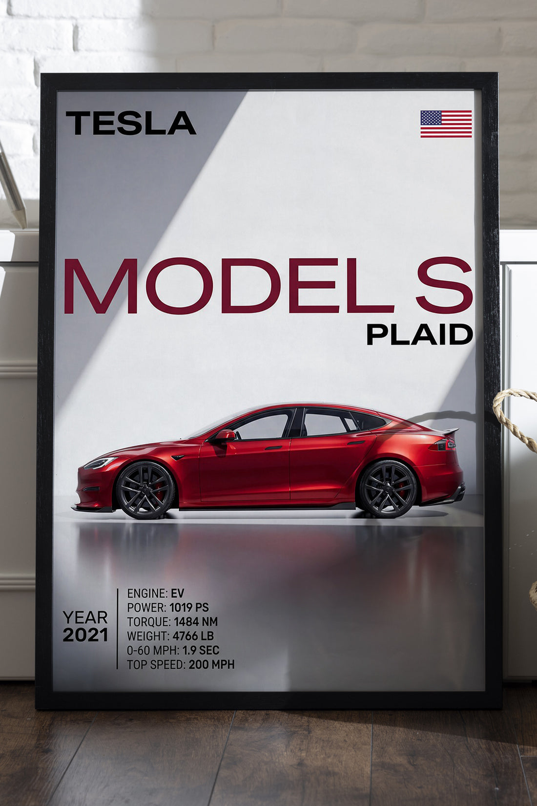 Tesla Model S Plaid - tablo