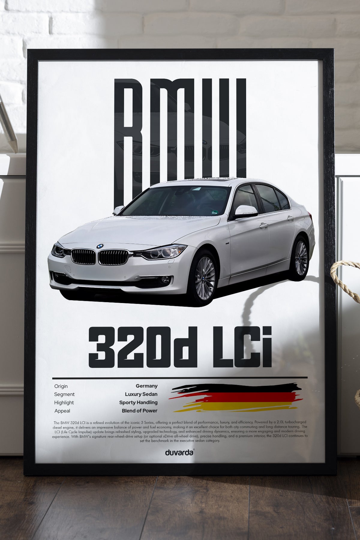 Bmw 3.20d Lci Araba - tablo