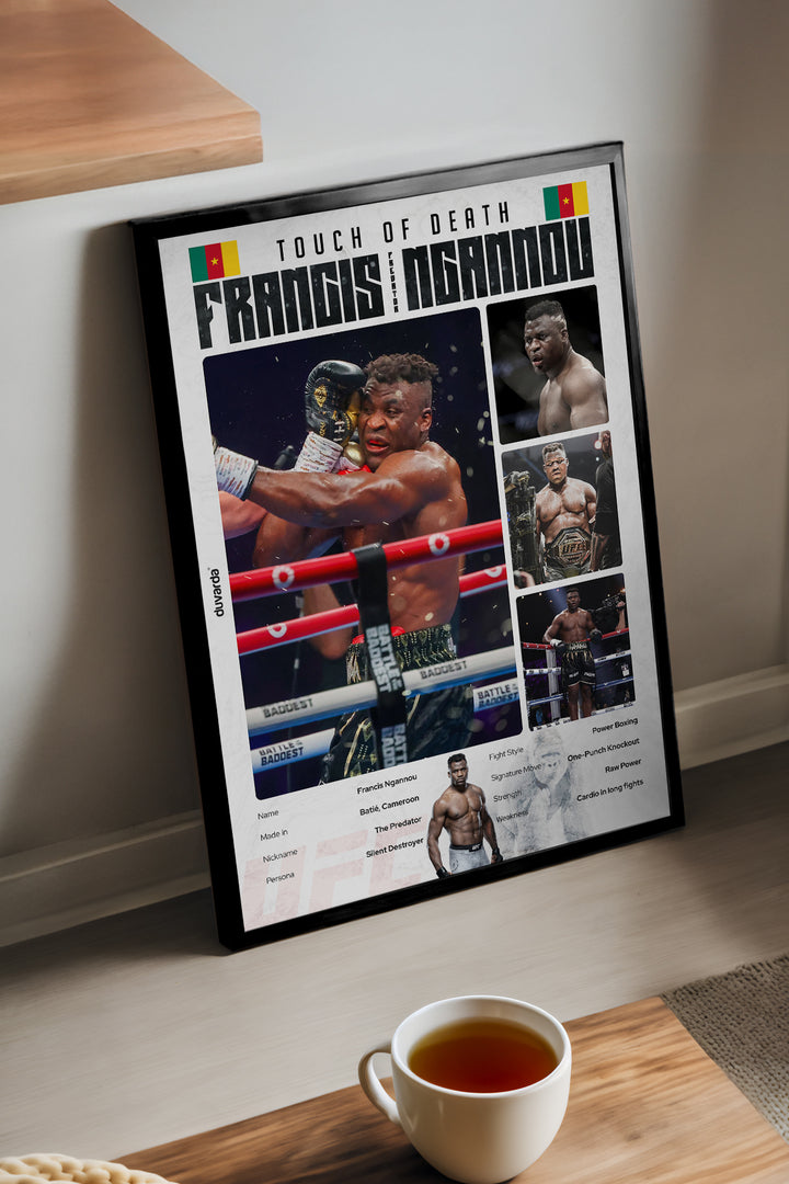 Francis Ngannou UFC - tablo