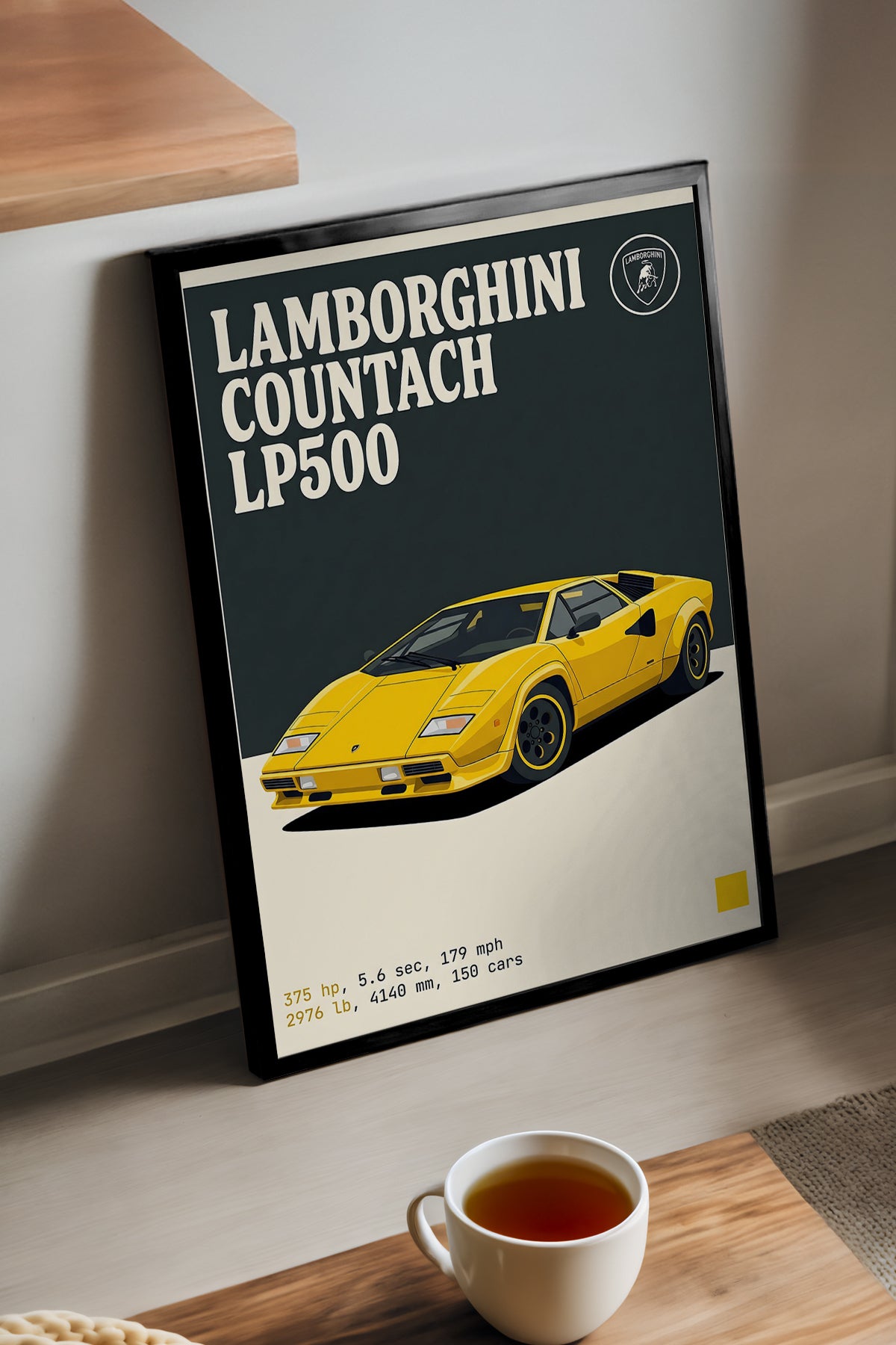 Lamborghini Countach LP500 - tablo