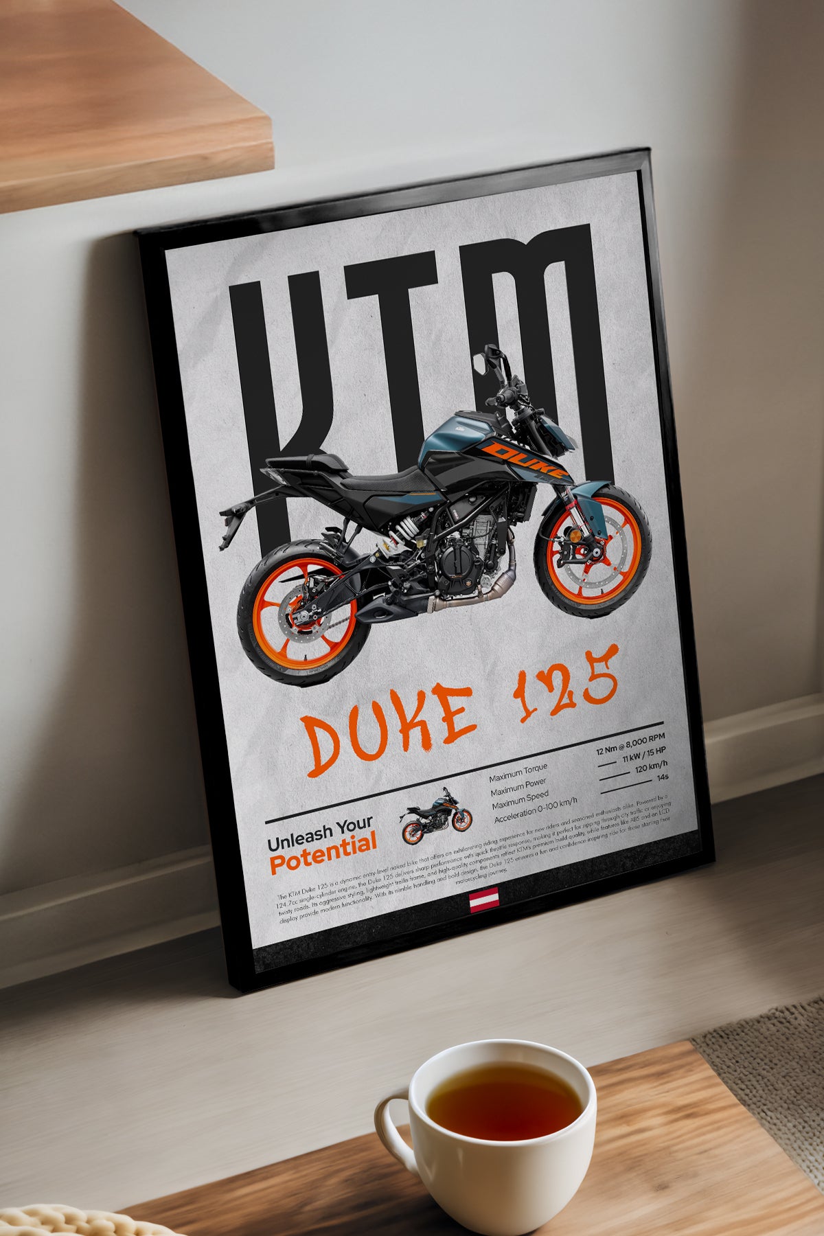 KTM Duke 125 Mavi