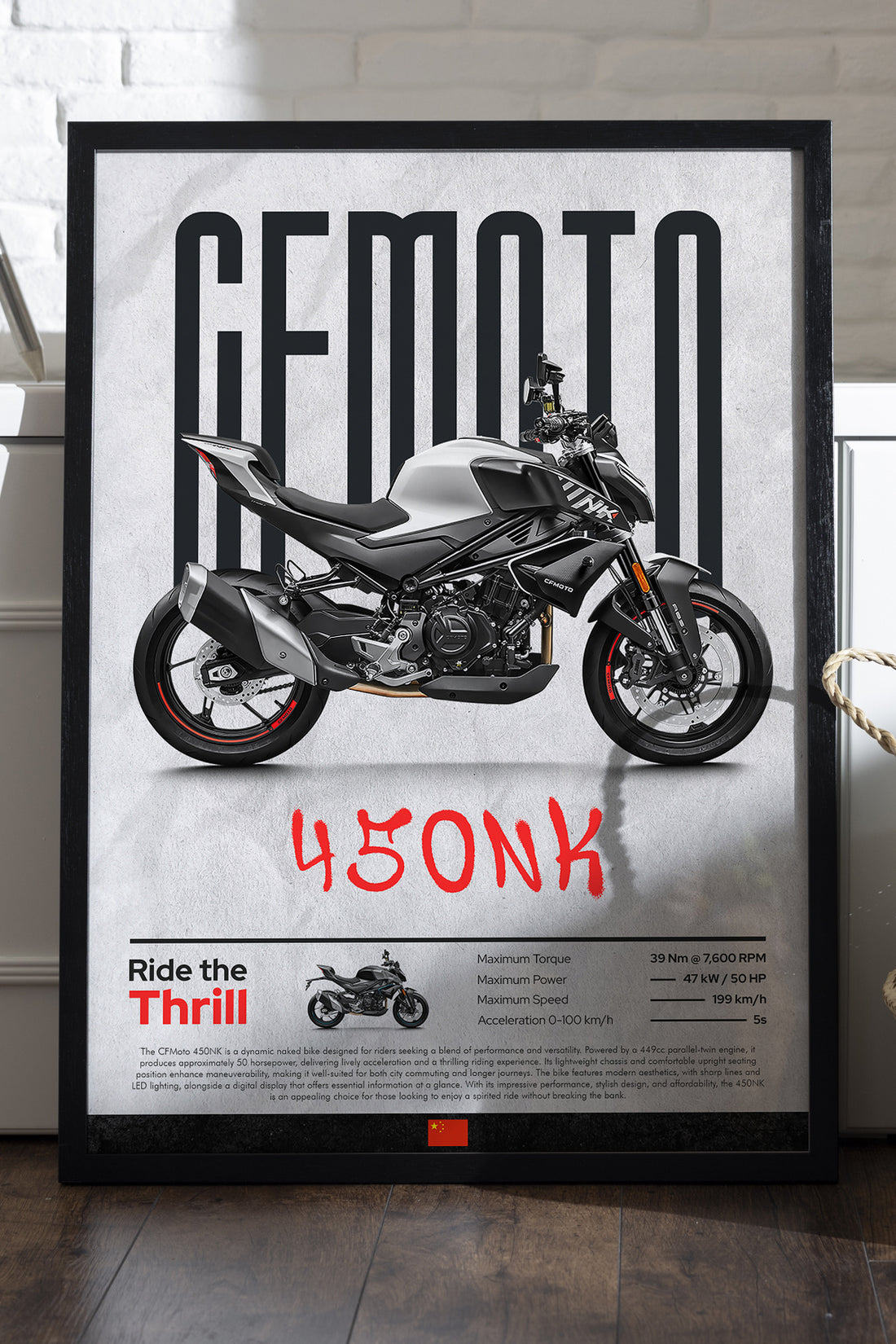 CF MOTO 450 NK - tablo