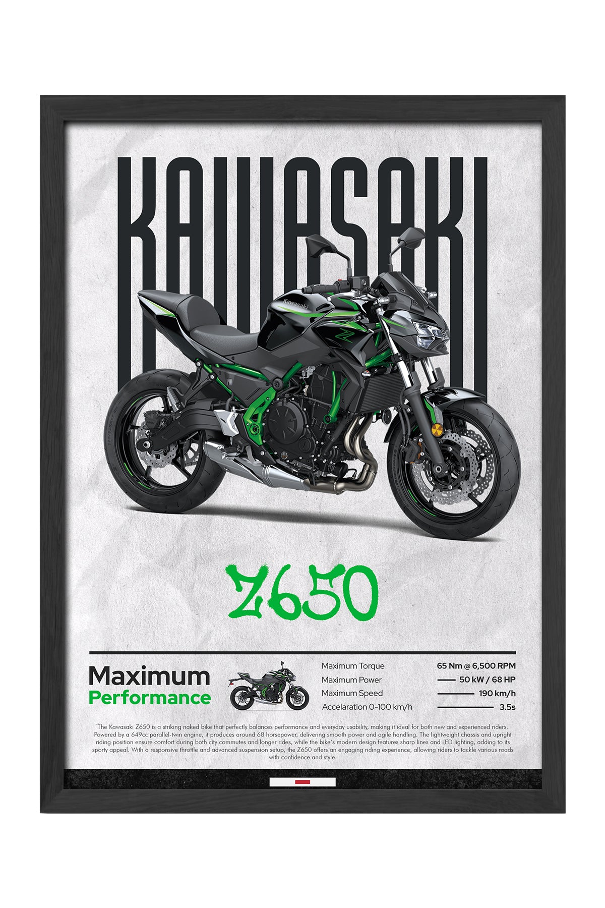 Kawasaki Z650 - tablo