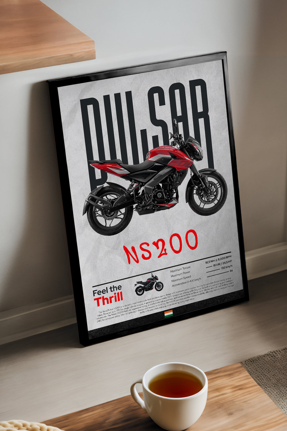 Bajaj Pulsar NS 200 Kırmızı