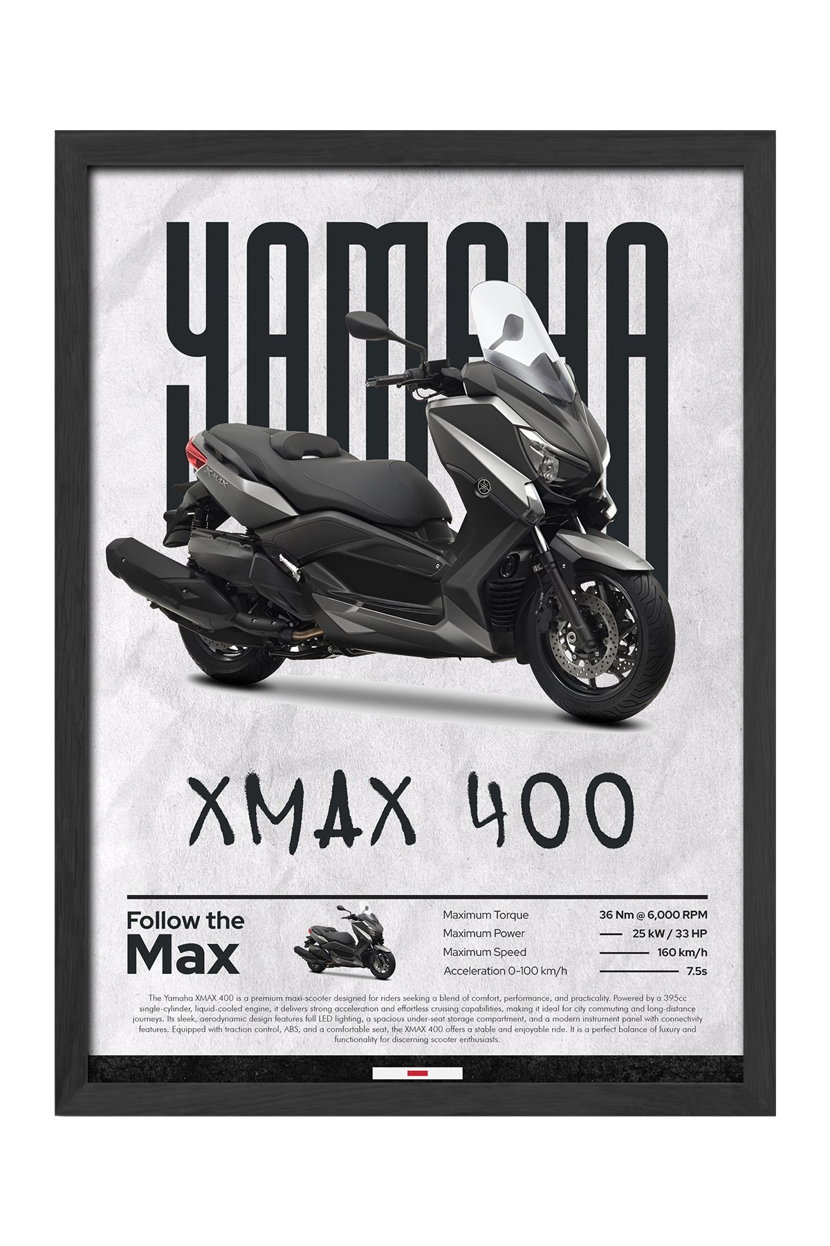 Yamaha XMAX 400 - tablo